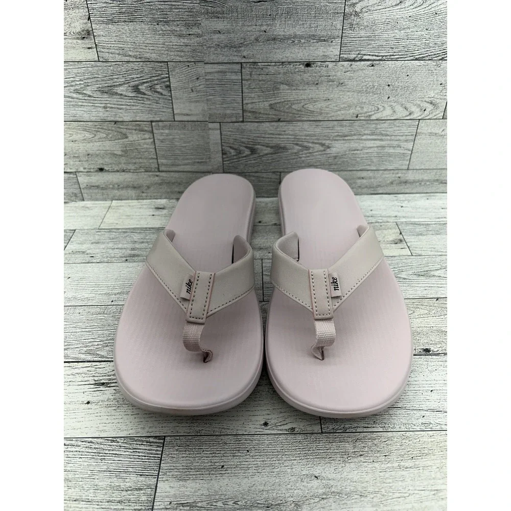 Nike Bella Kai Pink Sandals Womens Size 11 Cushion Comfort AO3622-607 Flip Flops
